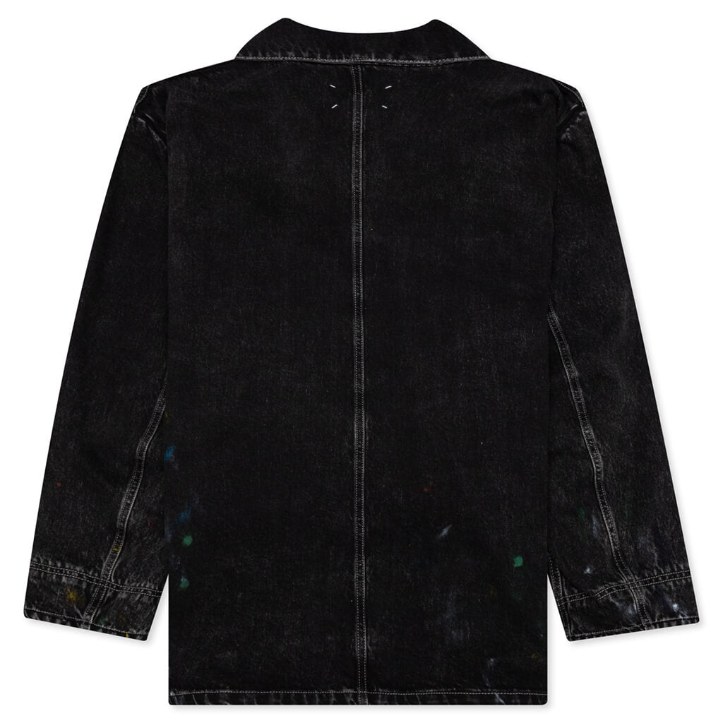 Maison Margiela Paint Denim Jacket - Black