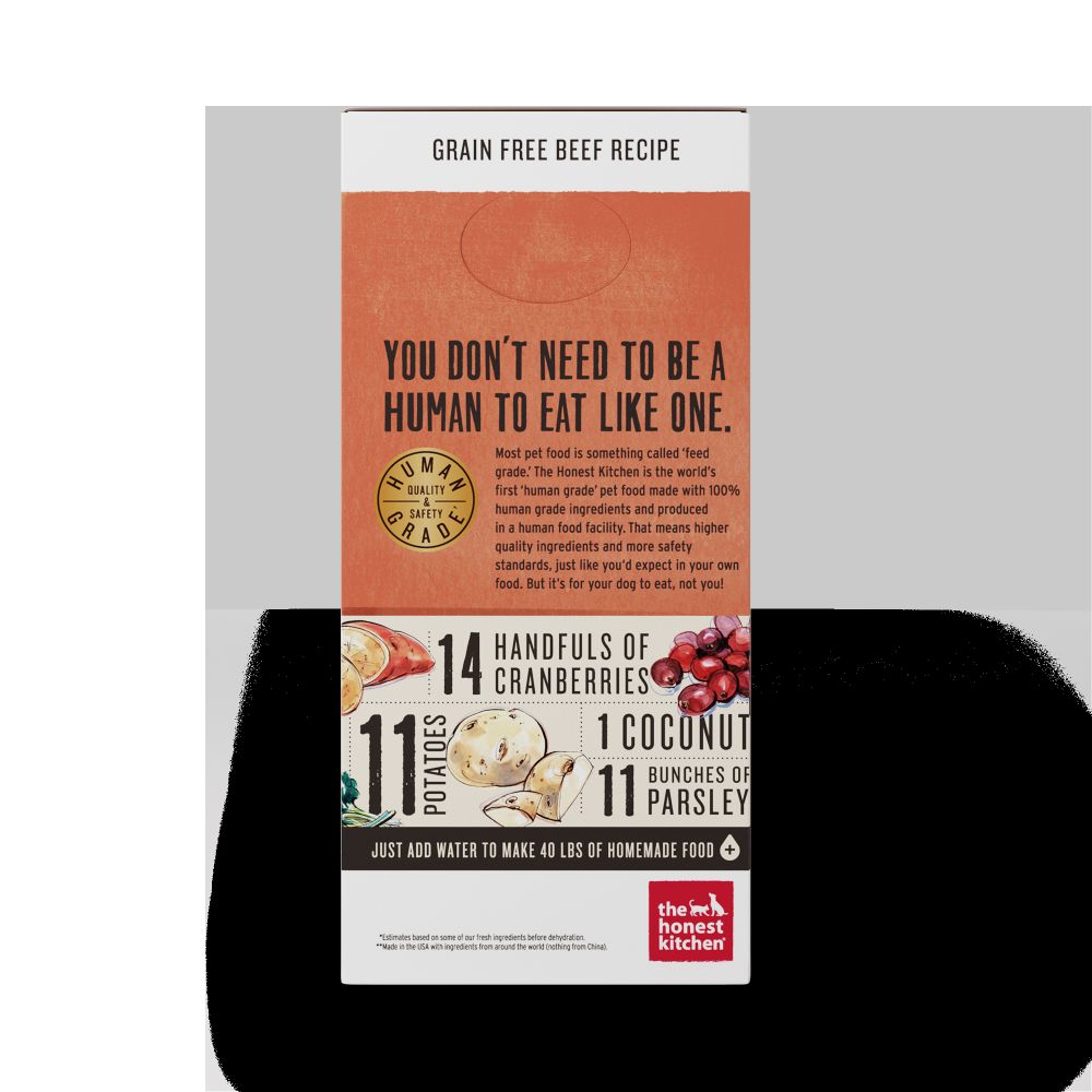 Premium Dehydrated Beef Dog Food for All Ages