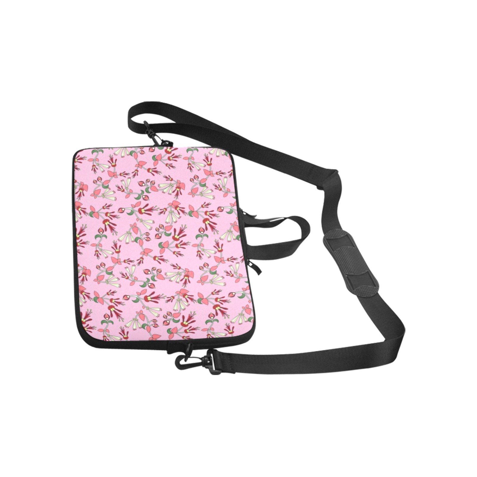 Hummingbird-Inspired Floral Laptop Handbag
