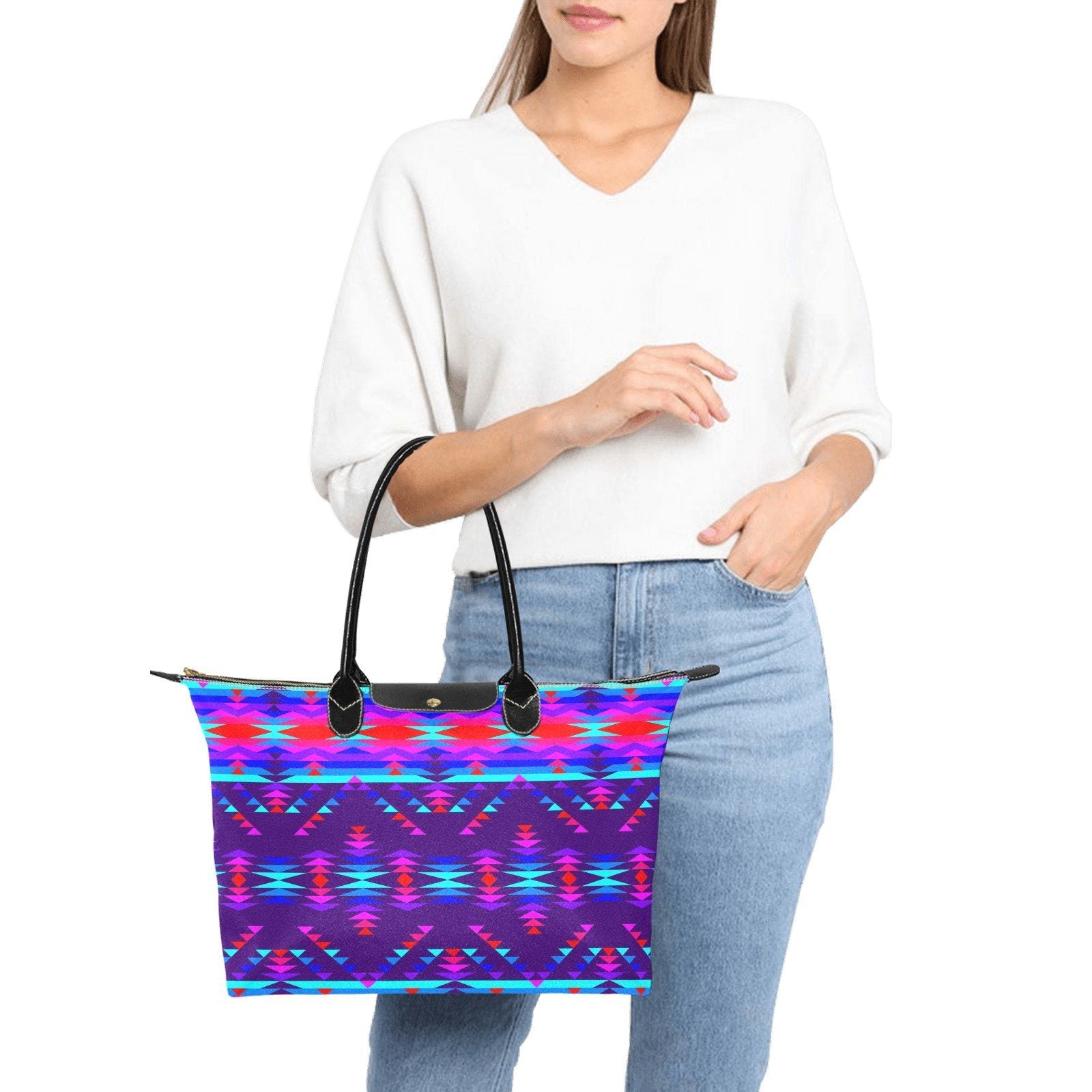 Elegant Nylon Single-Shoulder Handbag for Fashionable Women
