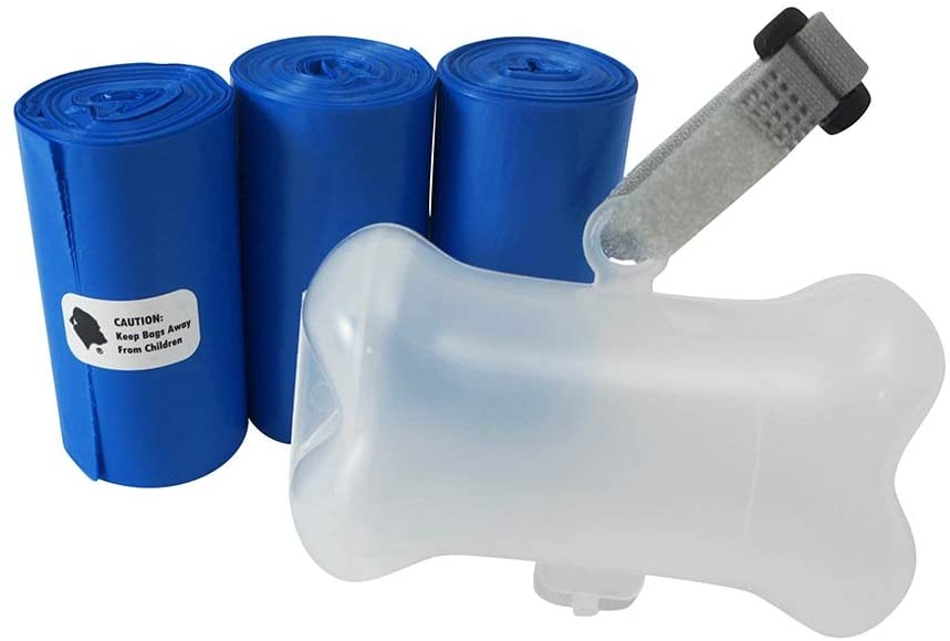 Gorilla Supply Bone-Shaped Poop Bag Dispenser with 60 Bags