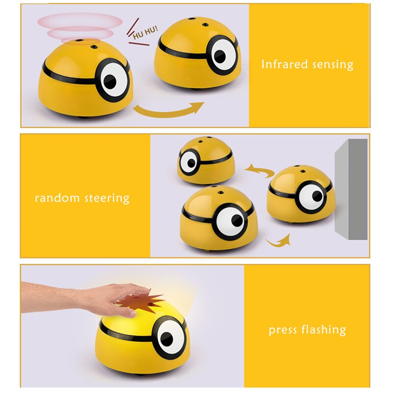 Interactive Dome Toy for Cats and Dogs with Infrared Sensor