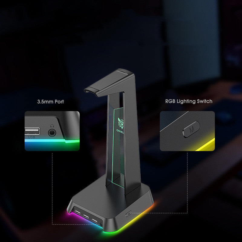 Illuminated Headphone Stand with Detachable Display - ST2