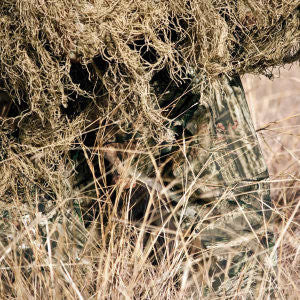 Desert Camouflage Ghillie Parka - Minimalist Outdoor Stealth Wear