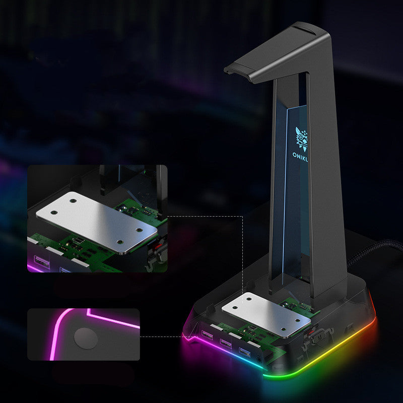 Illuminated Headphone Stand with Detachable Display - ST2