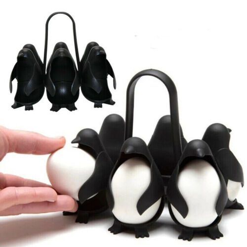 Penguin-Themed Egg Rack - Fun and Functional Kitchen Gadget