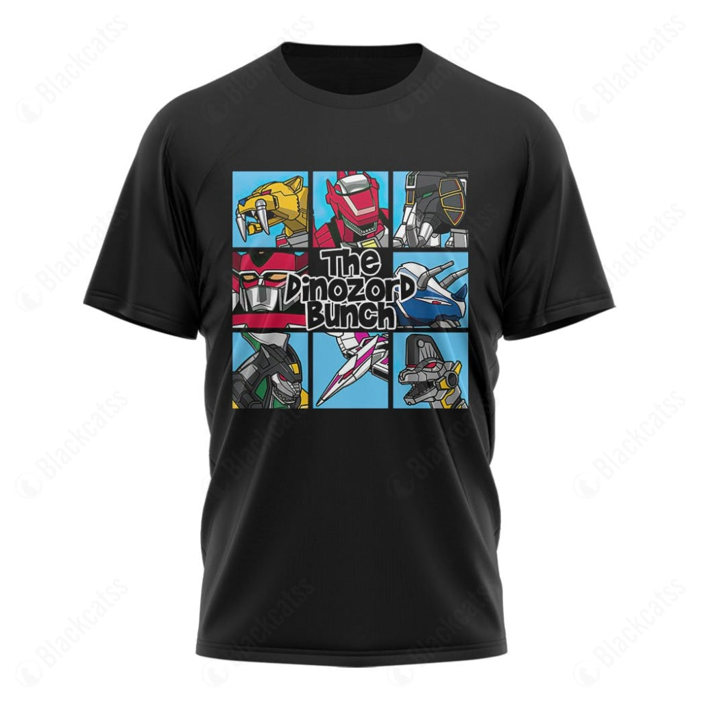 Dinozord Bunch Custom Graphic T-Shirt