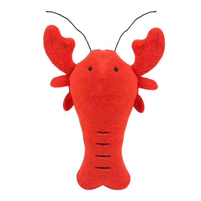 Durable Plush Squeaky Bone Dog Toys for Chewing and Training