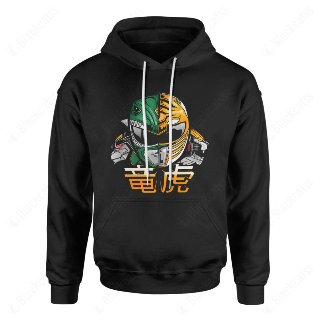 Dragon Tiger Power Custom Graphic T-Shirt