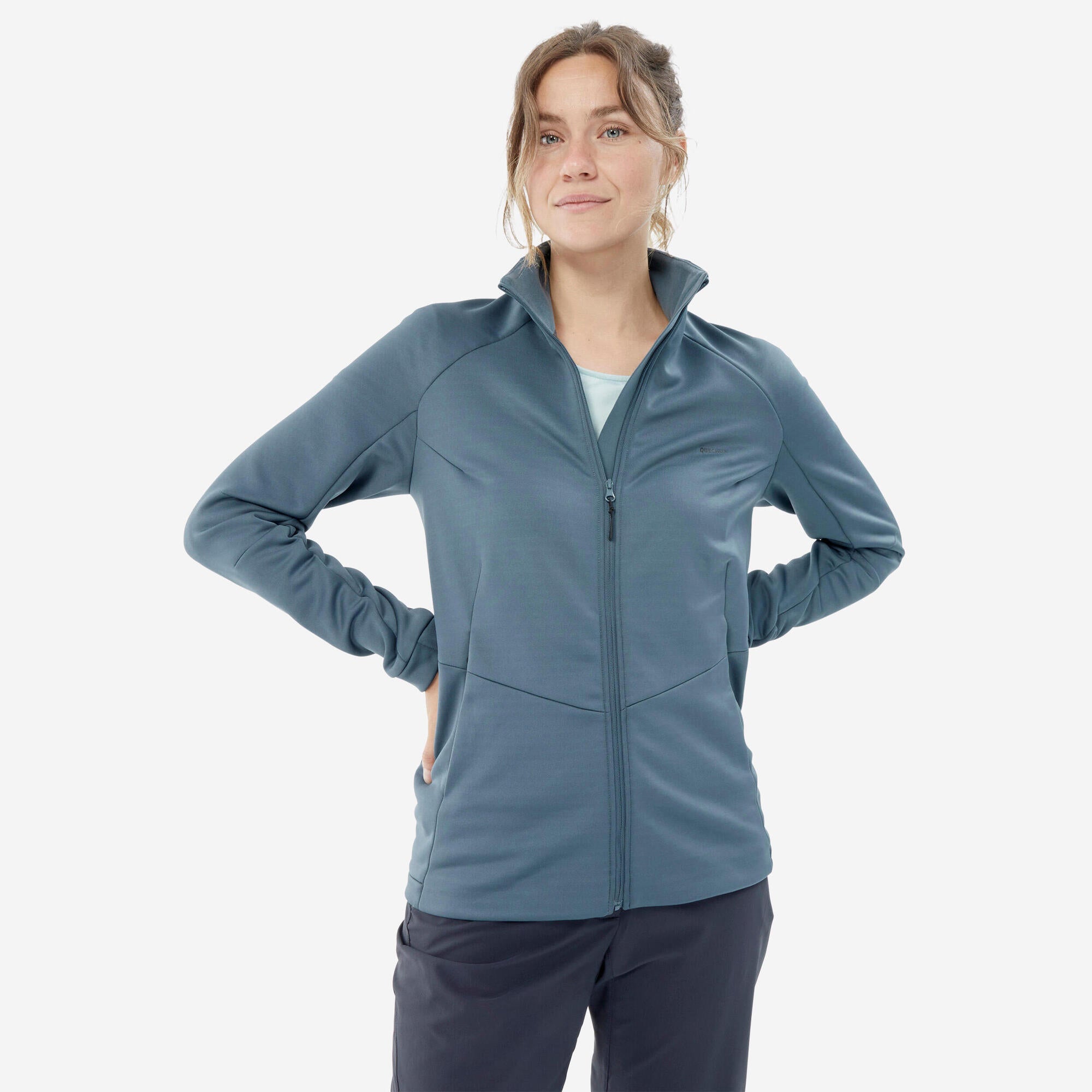 Women's Stretchy Breathable Hiking Fleece Jacket - MH520