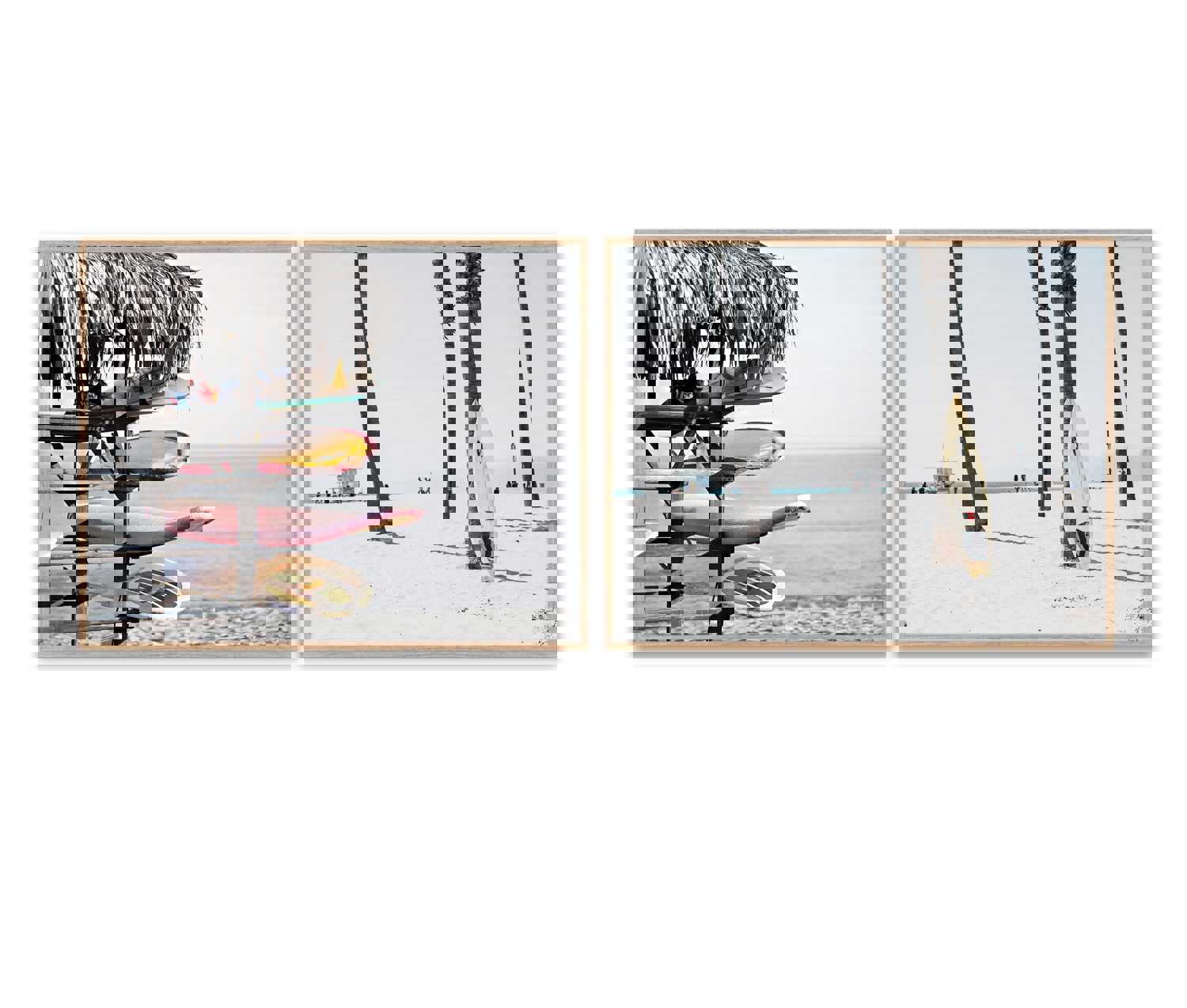 Vintage Surfboards Wall Art Prints, Set of 2