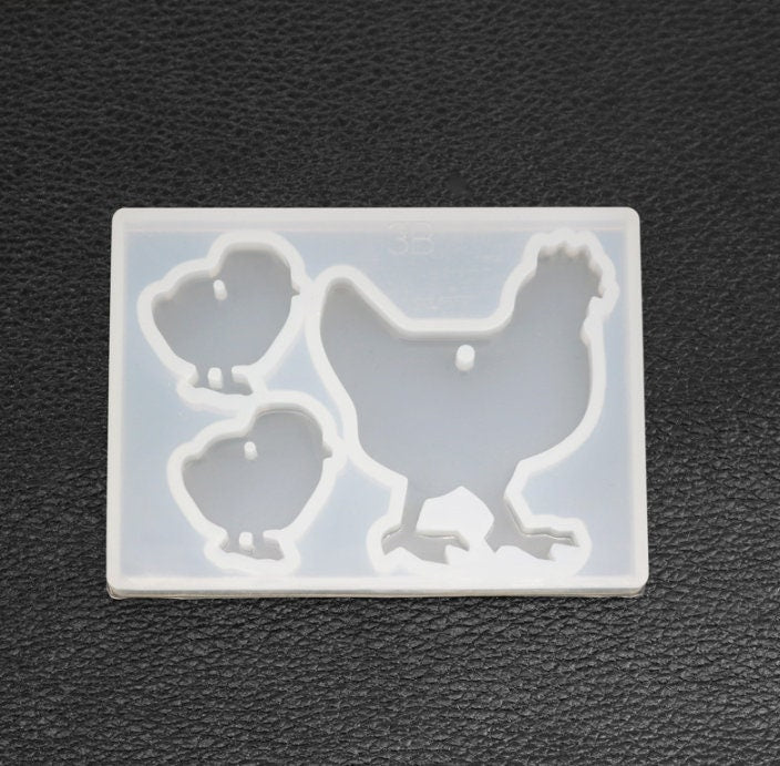 Multi-Animal Silicone Mold for Creative Crafting