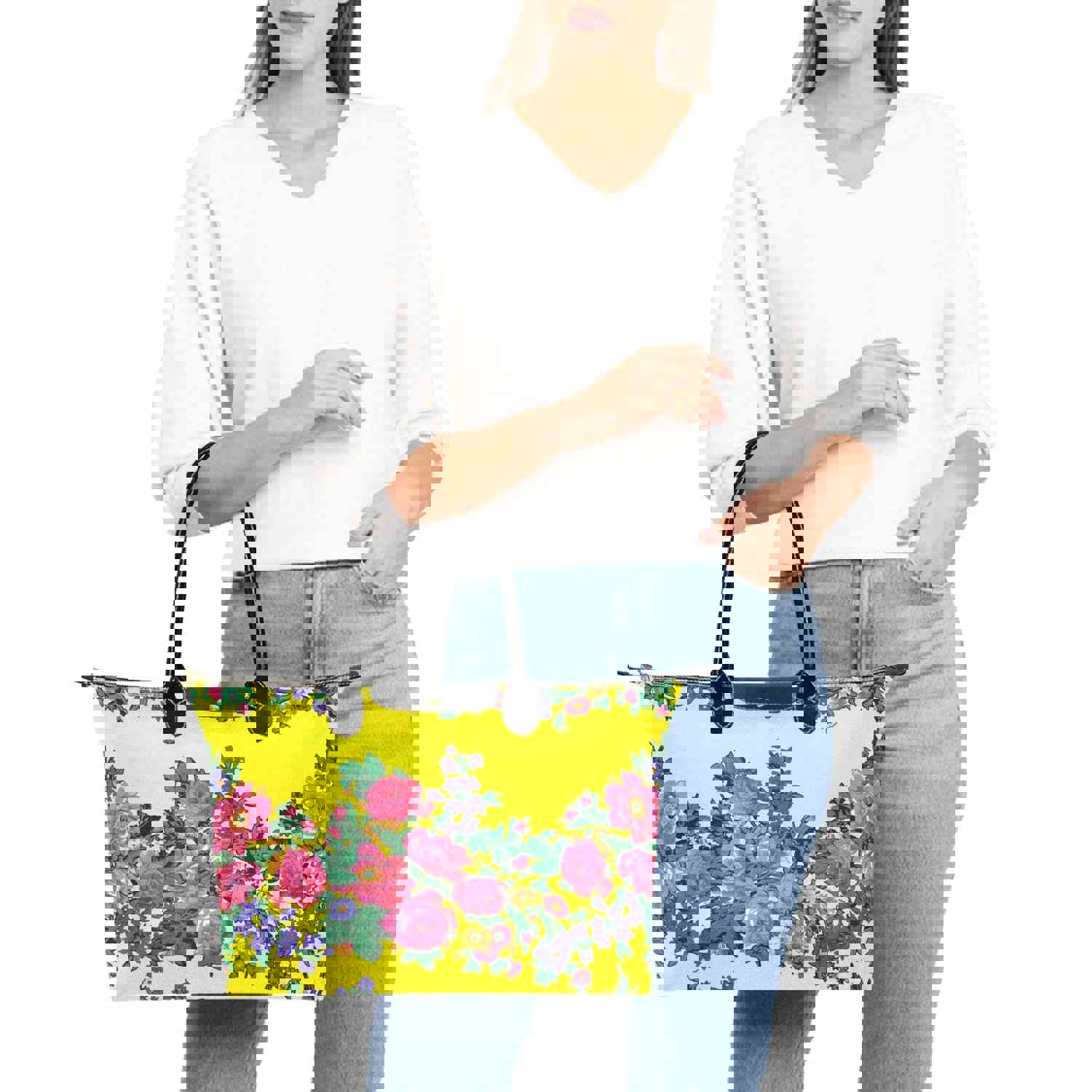 Stylish Nylon Single-Shoulder Lady Handbag