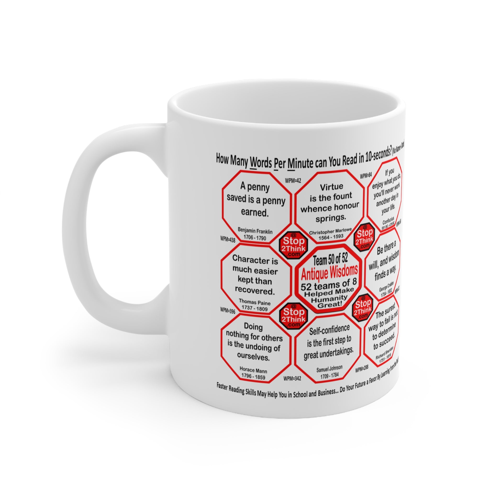 Speed Reading Challenge Mug - Boost Your Reading Skills