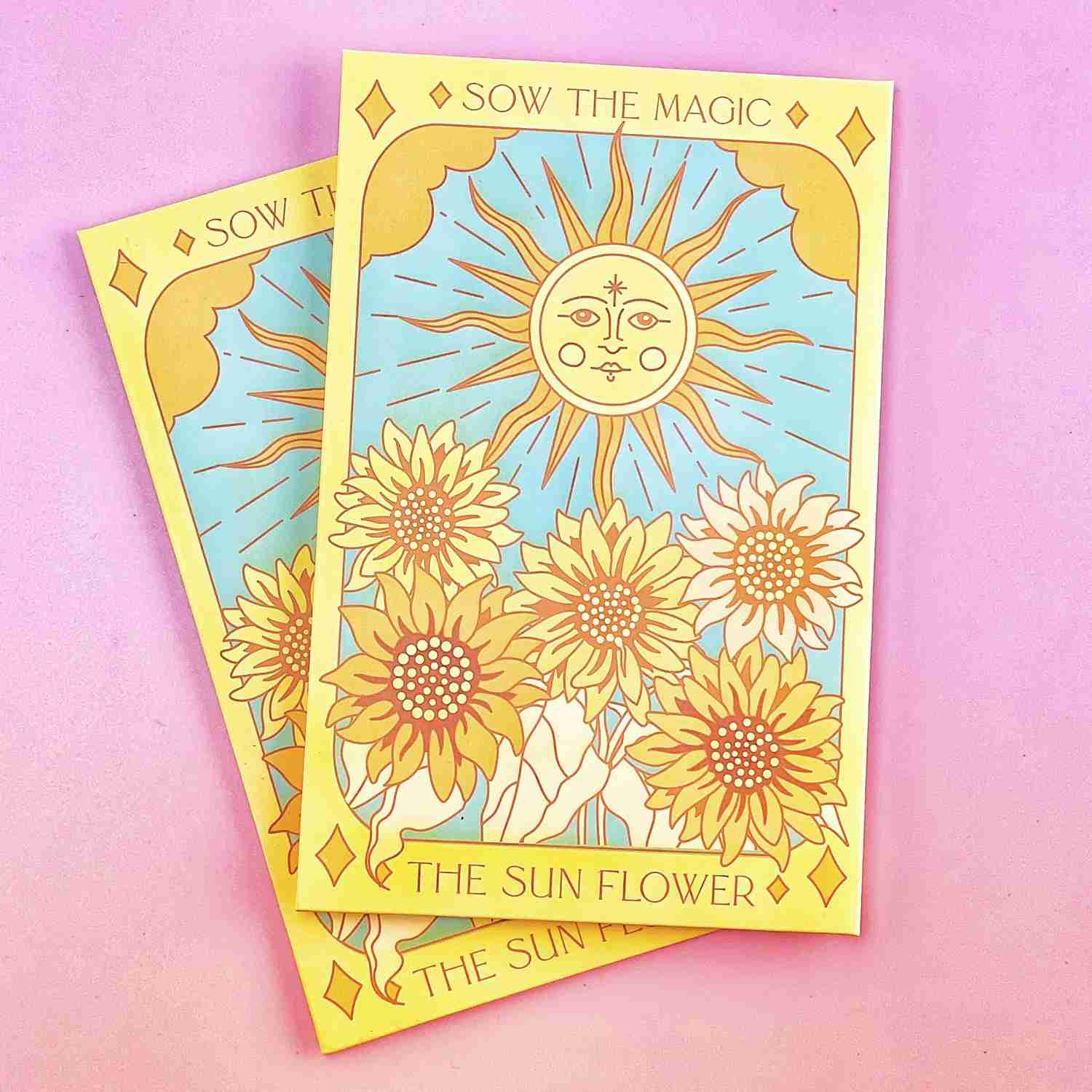 Sunflower (Ring of Fire) Tarot Garden Seed Packet