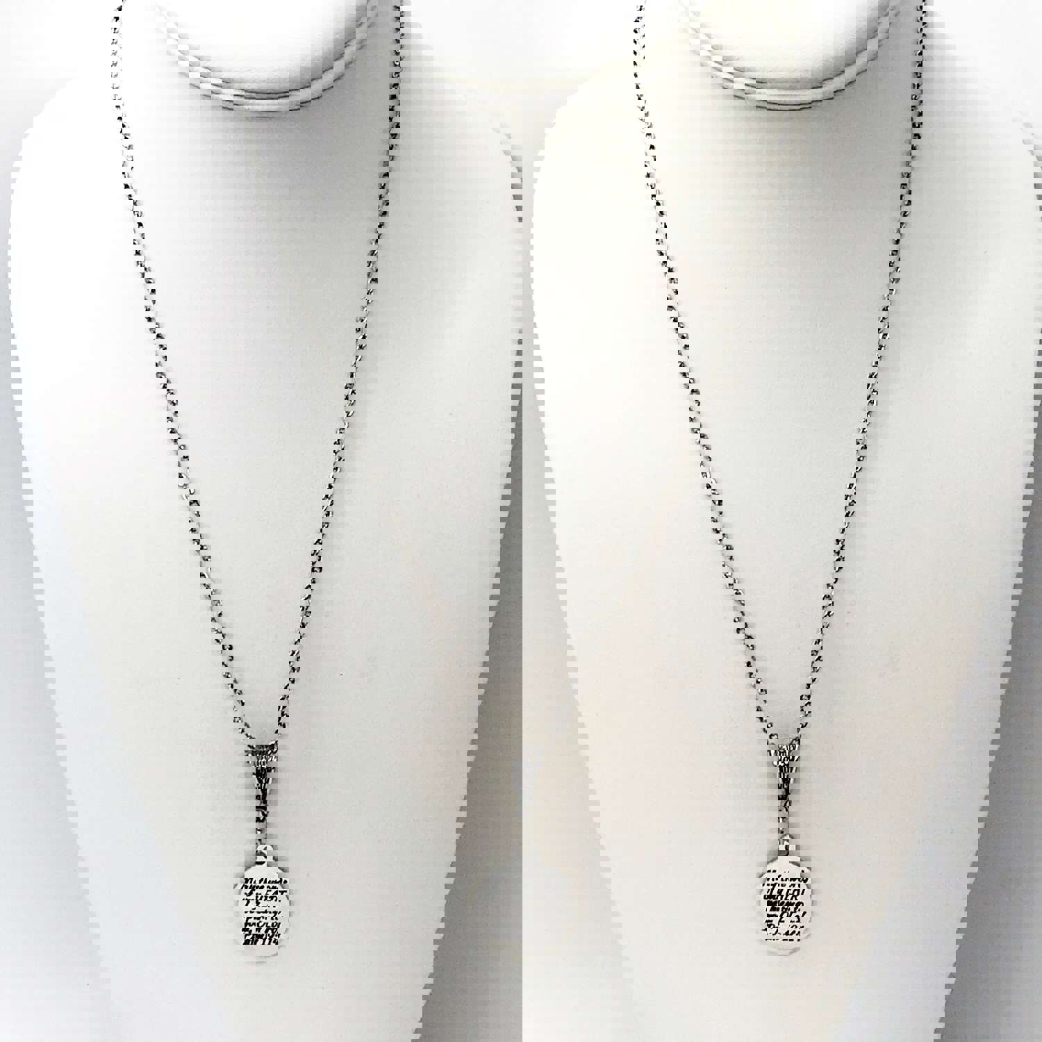 Scripture Inspired Heart Pleasing Necklace, Psalms 19:14