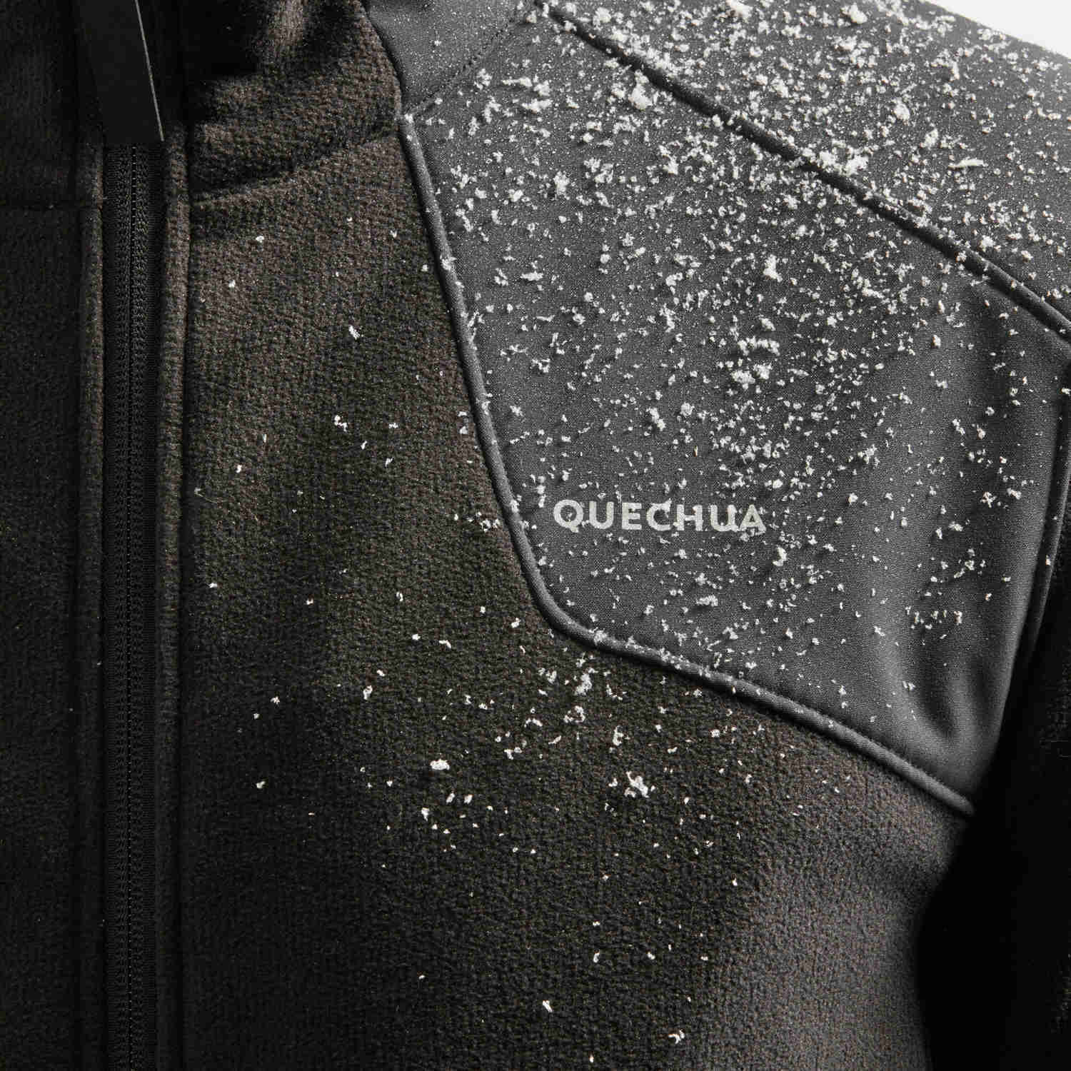 Quechua Men's SH500 Waterproof Hiking Fleece Jacket