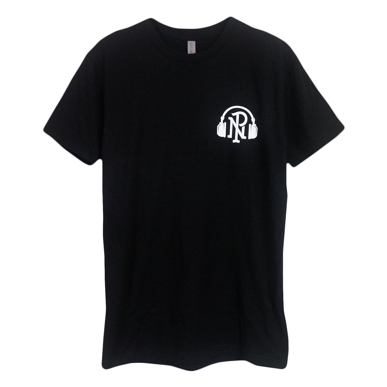Headphones Logo Black - Premium Tee