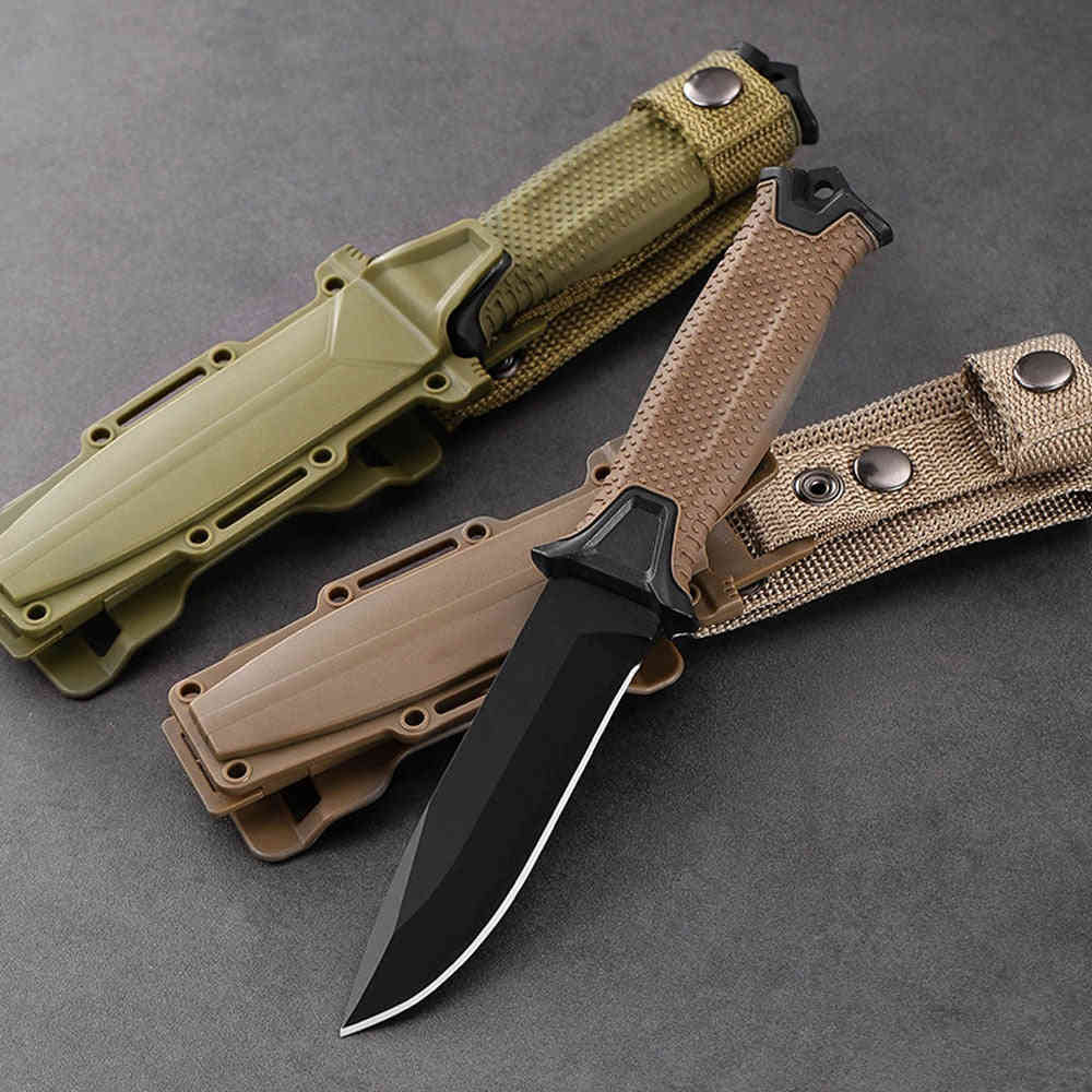 Rugged Outdoor Tactical Knife for Hunting, Self-Defense, and Survival
