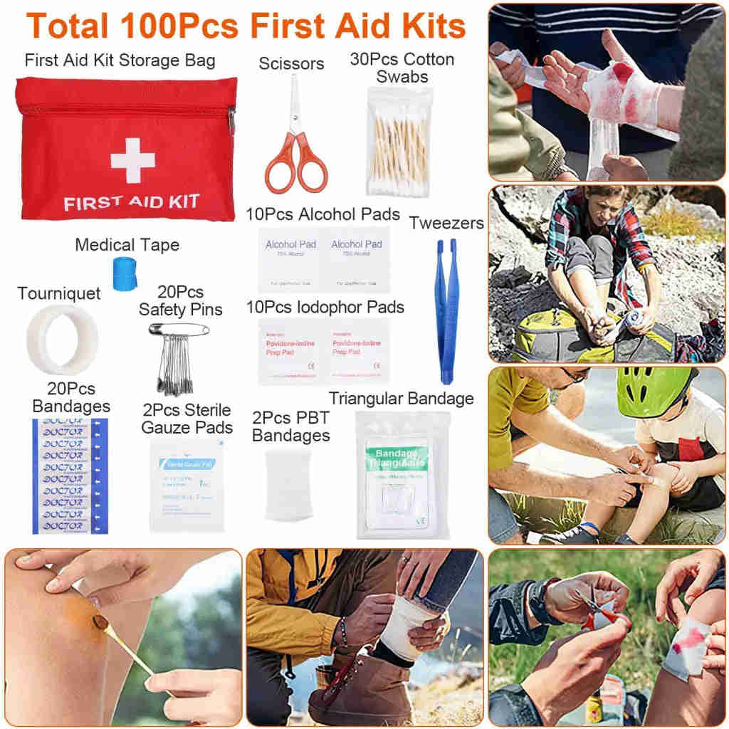 Ultimate 125Pcs Survival Kit for Outdoor Adventures