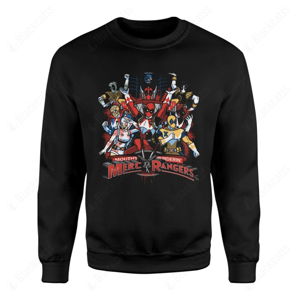 Mouthy Murderin Merc Rangers Custom Graphic T-Shirt