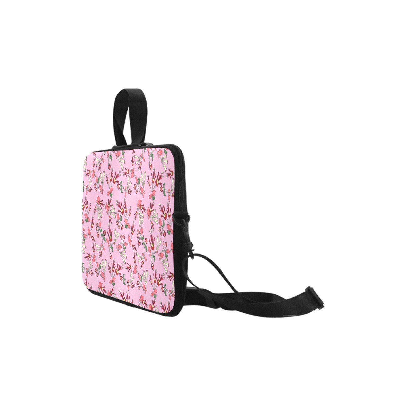 Hummingbird-Inspired Floral Laptop Handbag