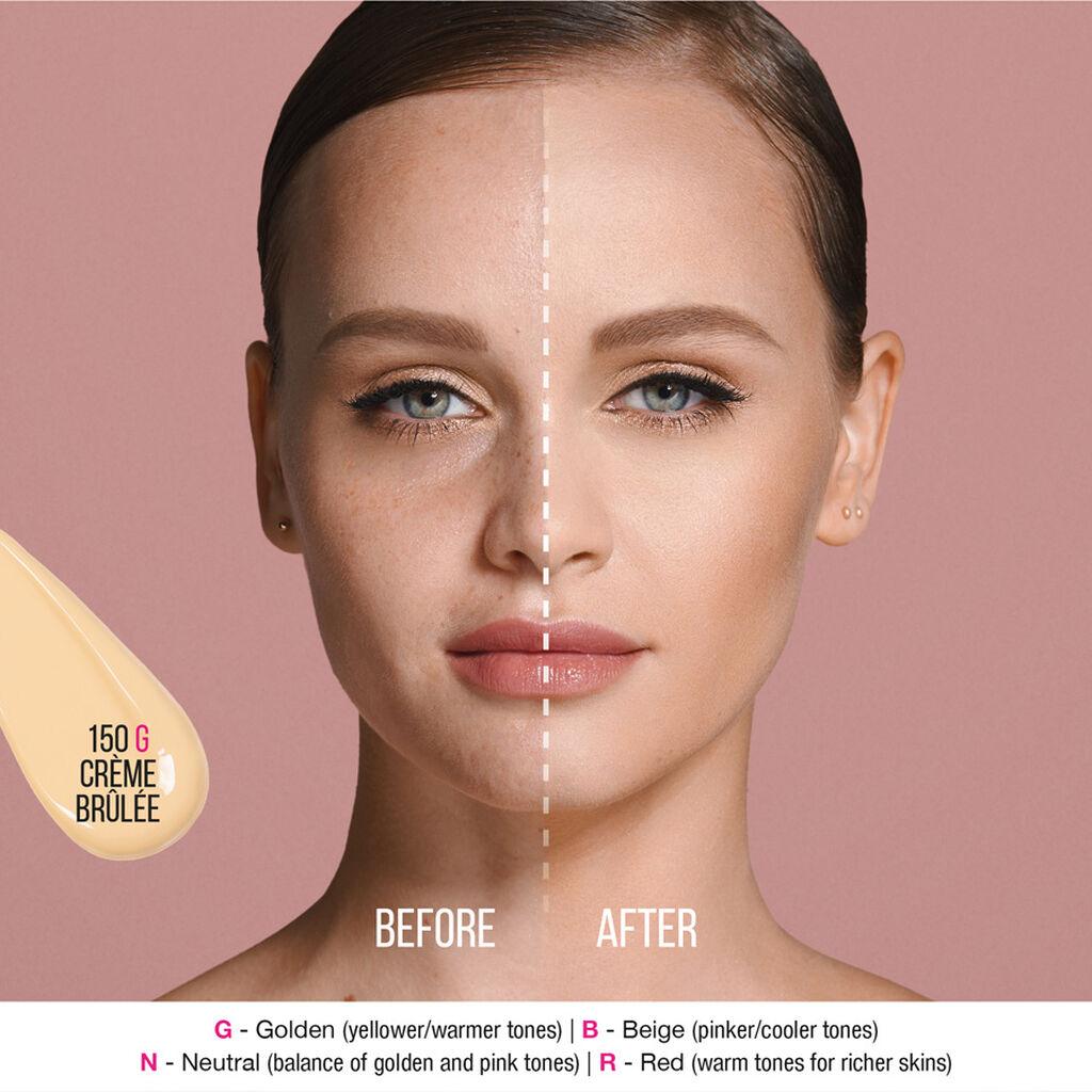 HUDA BEAUTY #FAUXFILTER LUMINOUS MATTE FOUNDATION (150) - Long-Wearing, Full Coverage