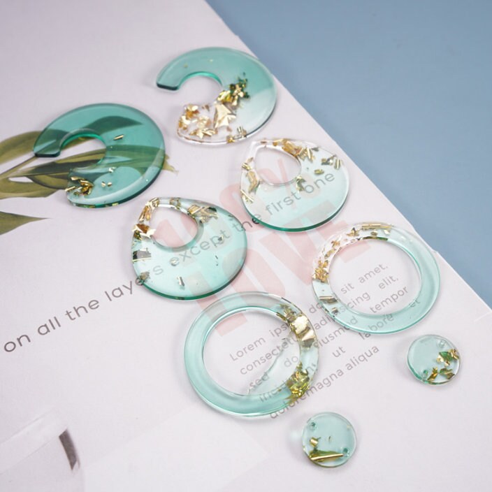 Stylish Drop Dangle Earring Silicone Mold for Jewelry Crafting