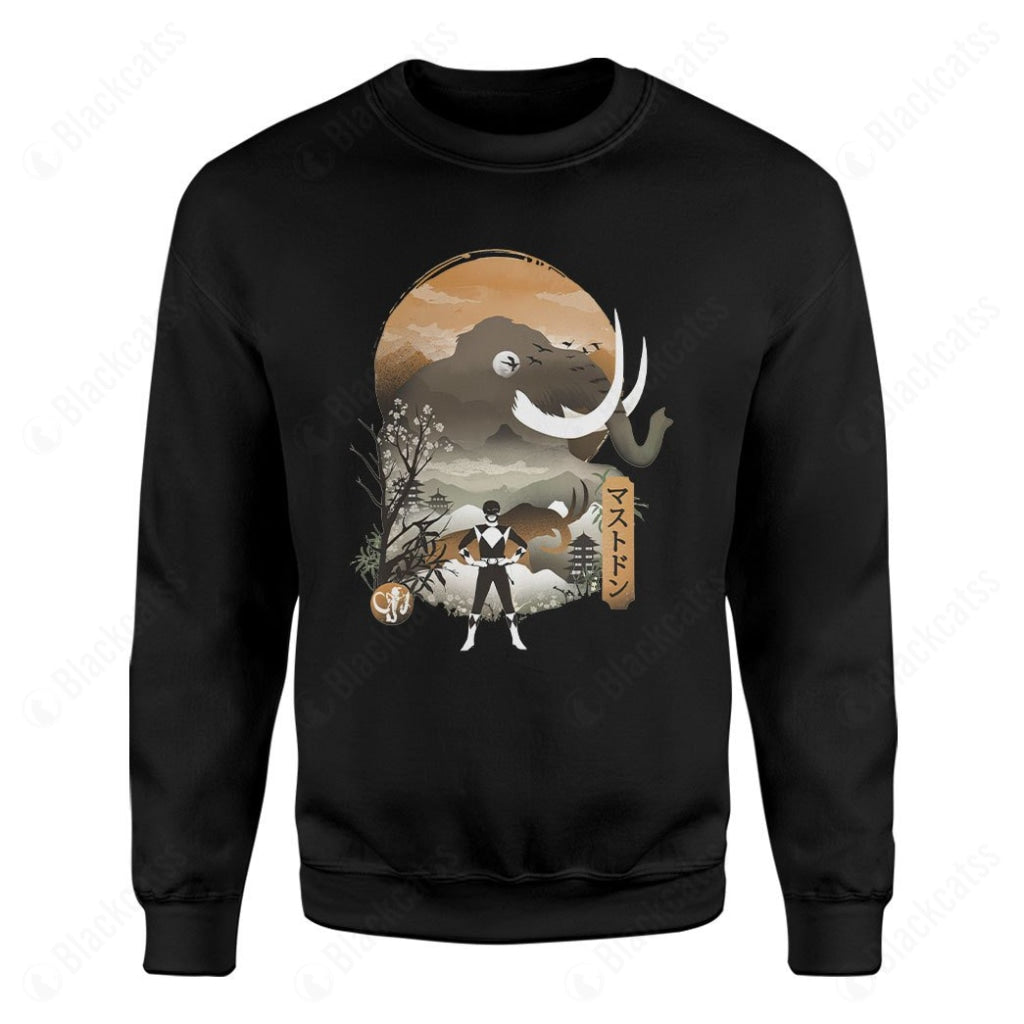 Black Ranger Ukiyo Custom Graphic T-Shirt
