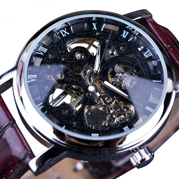Stylish Men's Mechanical Watch with Classic Design