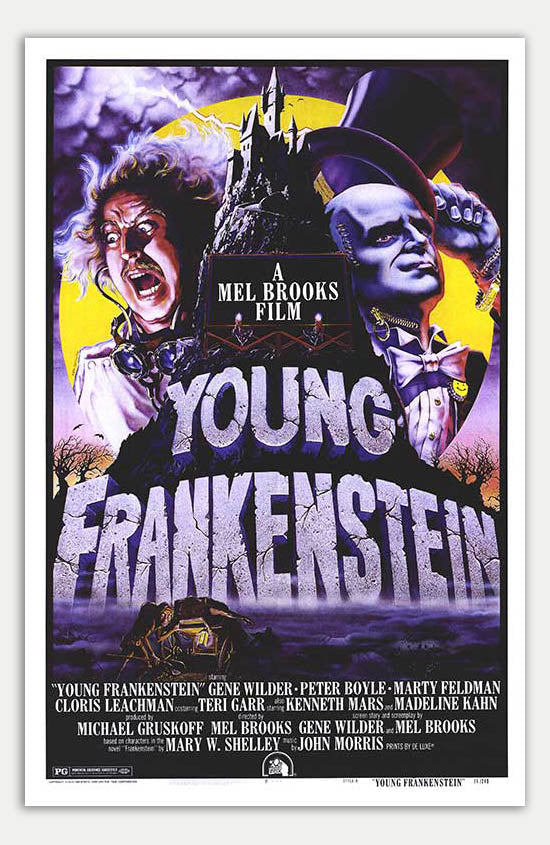 Young Frankenstein - 11 x 17 Reprint Movie Poster
