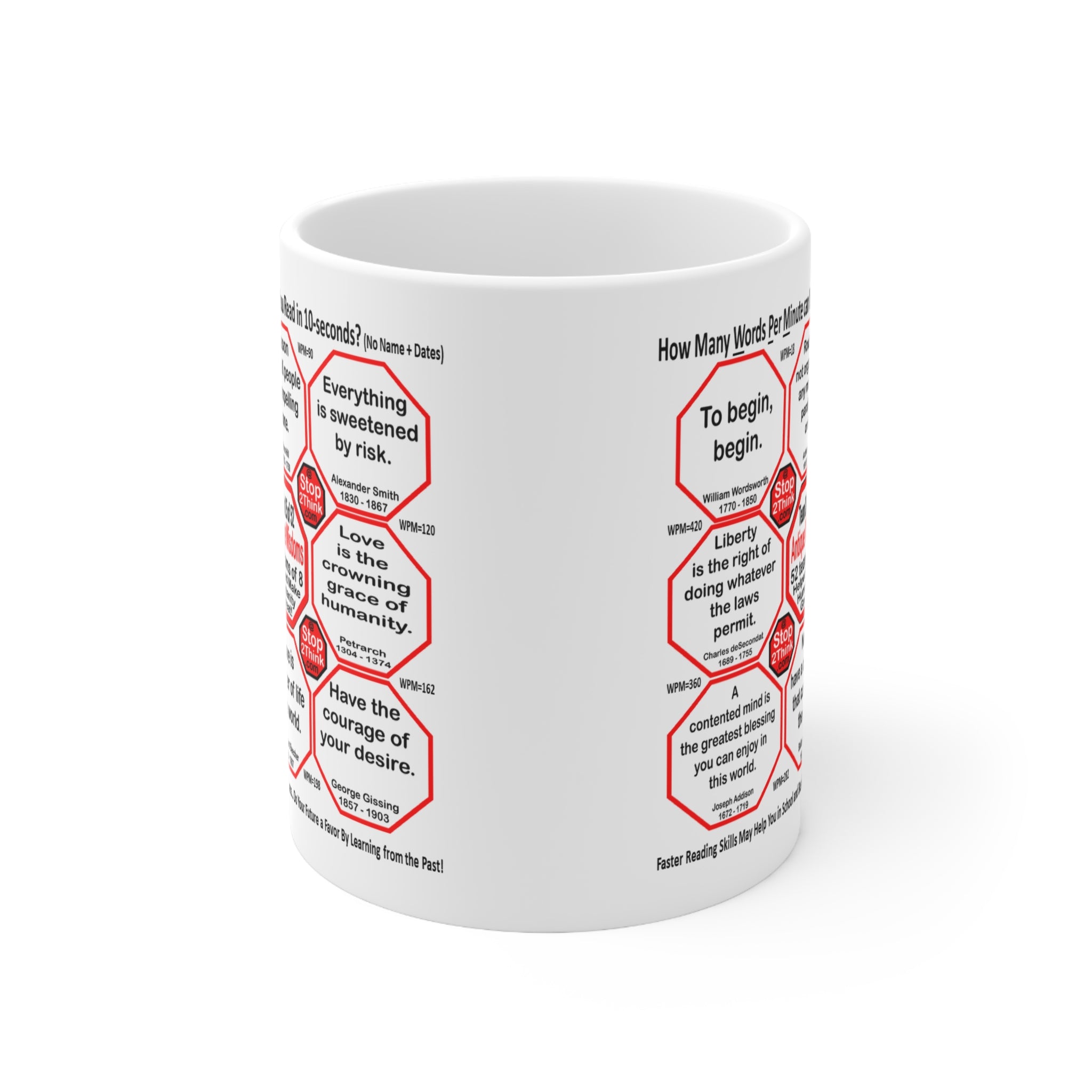 Speed Reading Challenge Mug - Teams 25+28 of 52