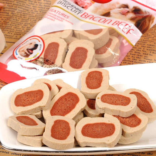 Green Tea & Beef Flavored Dog Chew Toys for Teeth Cleaning