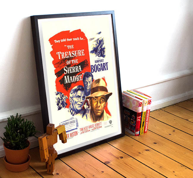 Vintage 1948 Treasure of the Sierra Madre Movie Poster