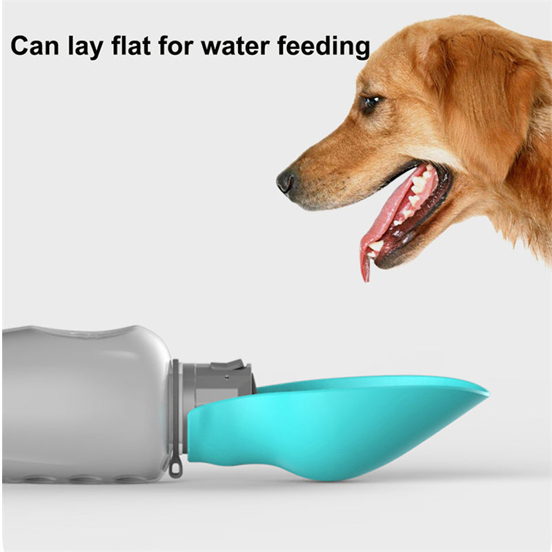 Portable Dog Water Dispenser with Large Capacity and Foldable Bowl