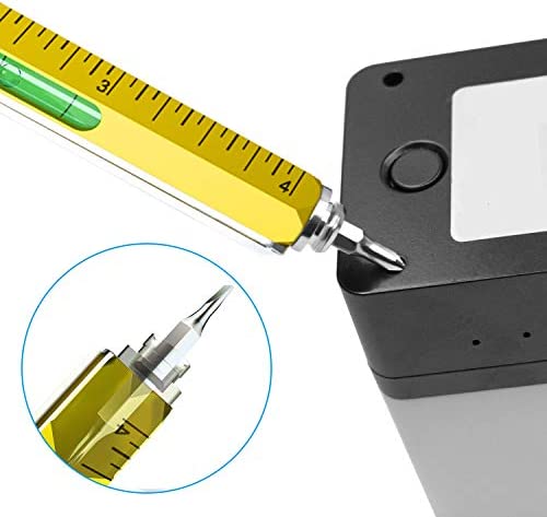 Ultimate 6-in-1 Multi-Tool Pen for Men - Yellow