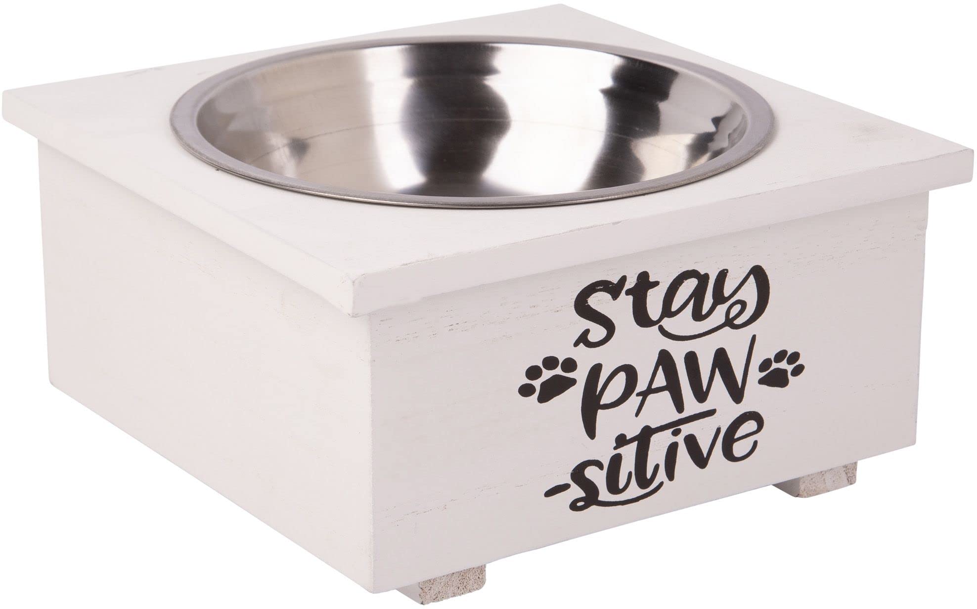 MosJos Elevated Dog Feeding Bowl with Anti-Slip Tray - Like New Condition