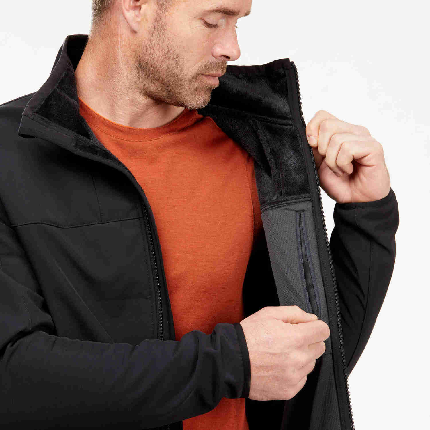 Men's Versatile Windproof Warm Jacket - MT100 WINDWARM