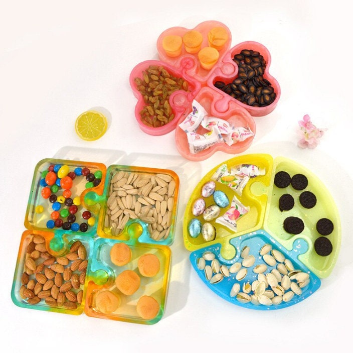 Silicone Flower Tray Mold for DIY Resin Art Projects