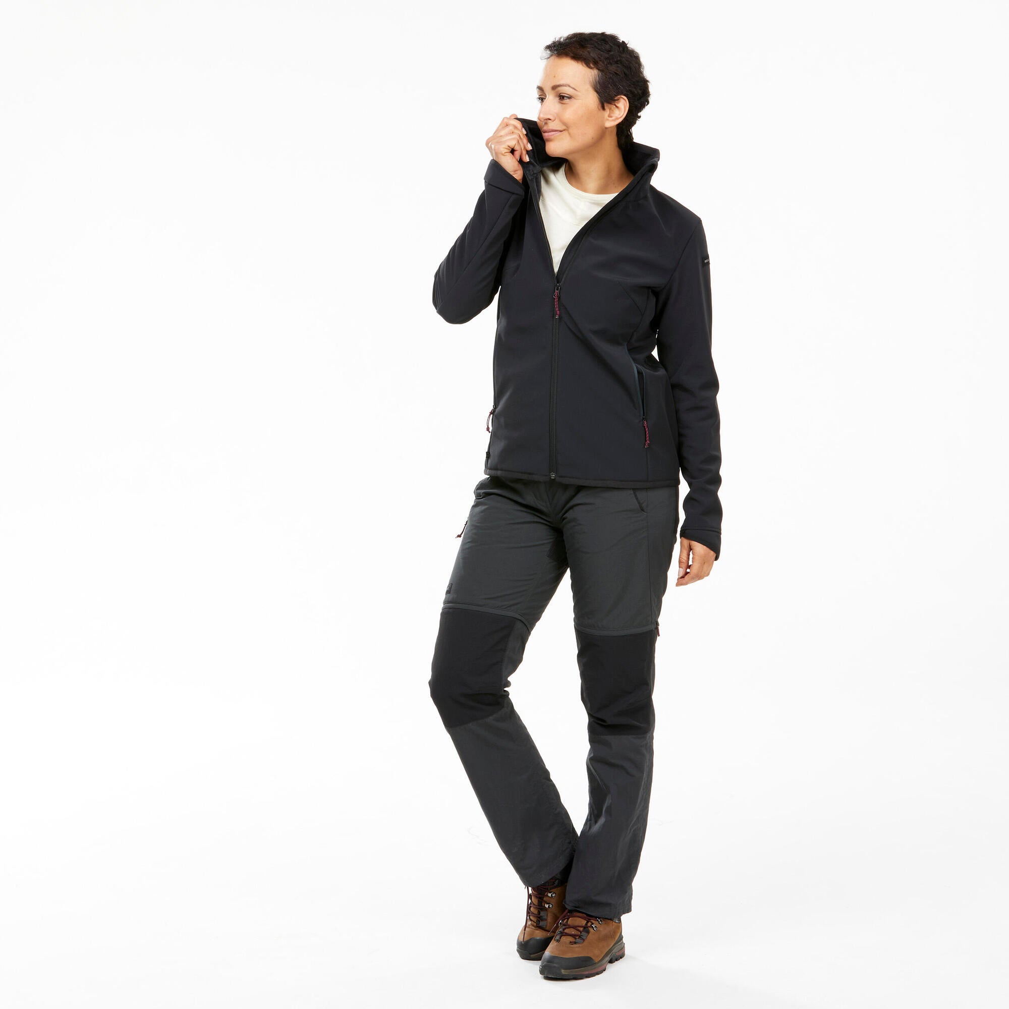 Women's Softshell MT100 Jacket - Warm, Waterproof, and Windproof