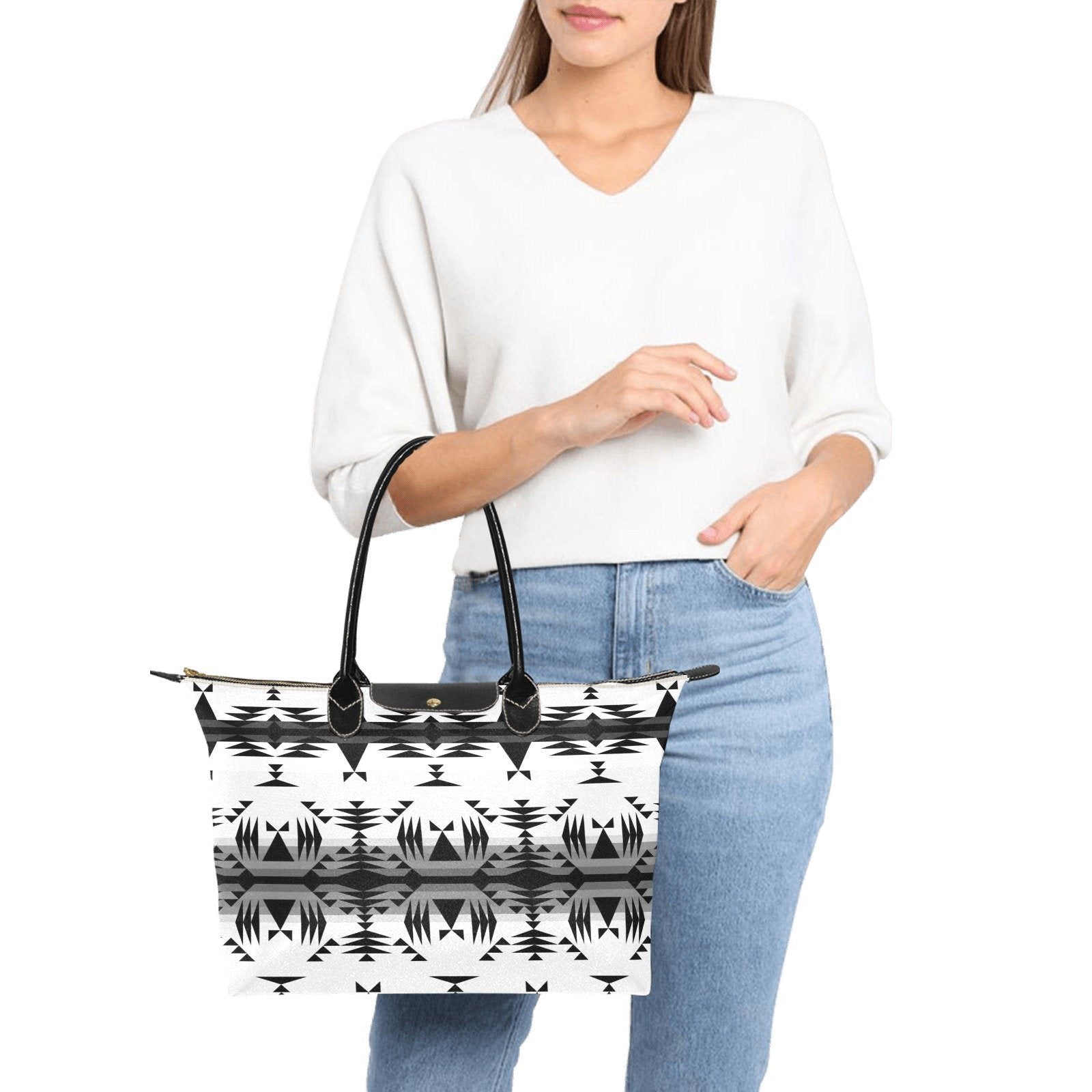 Stylish Nylon Single-Shoulder Lady Handbag