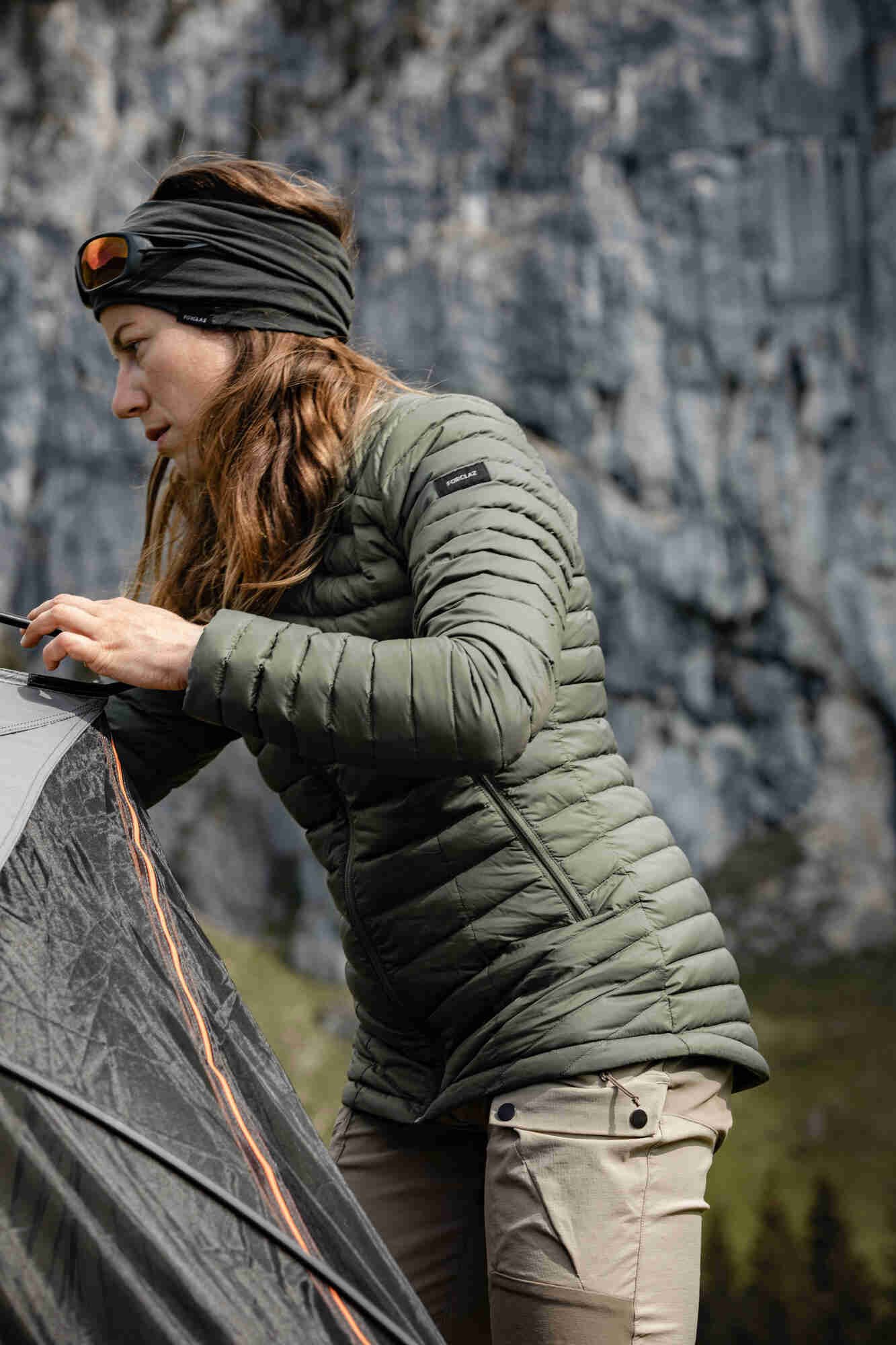 Forclaz Women's MT100 Synthetic Down Puffer Jacket