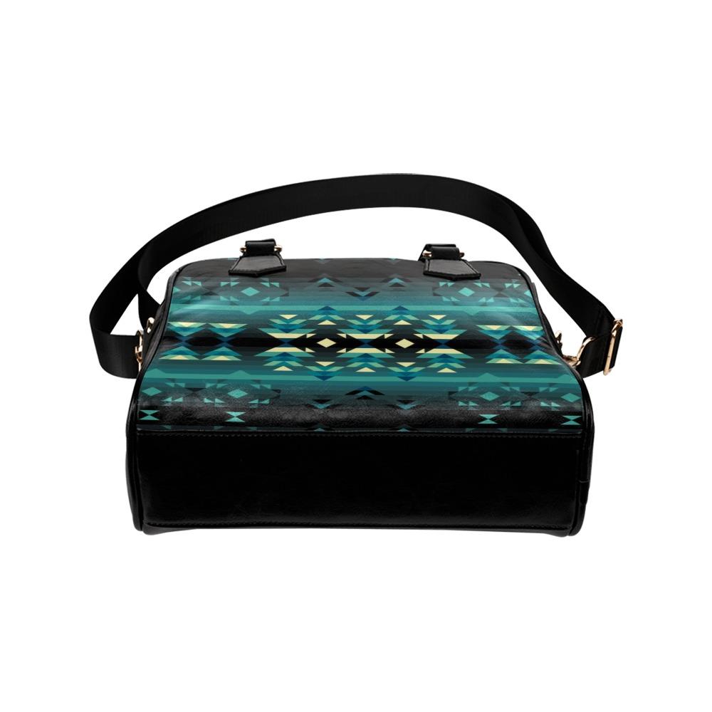 Eco-Friendly Green Shoulder Handbag