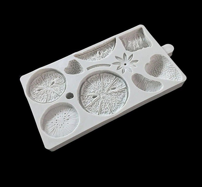 3D Fruit Silicone Molds for Creative Candy and Cake Decorations