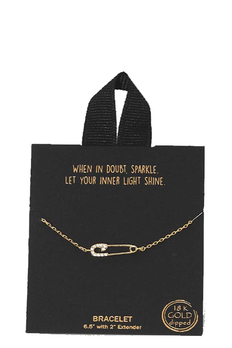 Vintage-Inspired Rhodium Dipped Brass Clothing Pin Pendant Necklace