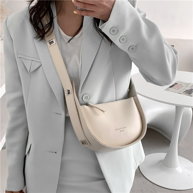 Kukombo Trendy Saddle Crossbody Bag for Women