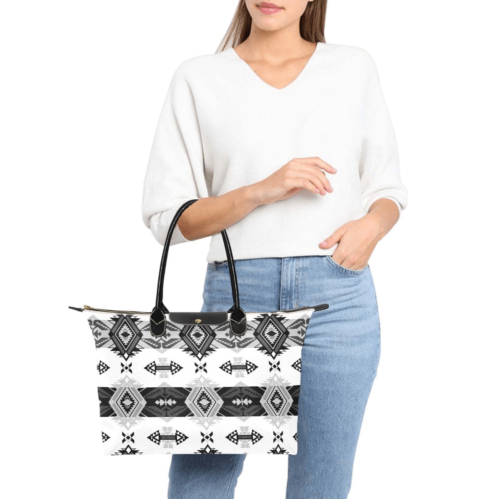 Stylish Nylon Single-Shoulder Lady Handbag