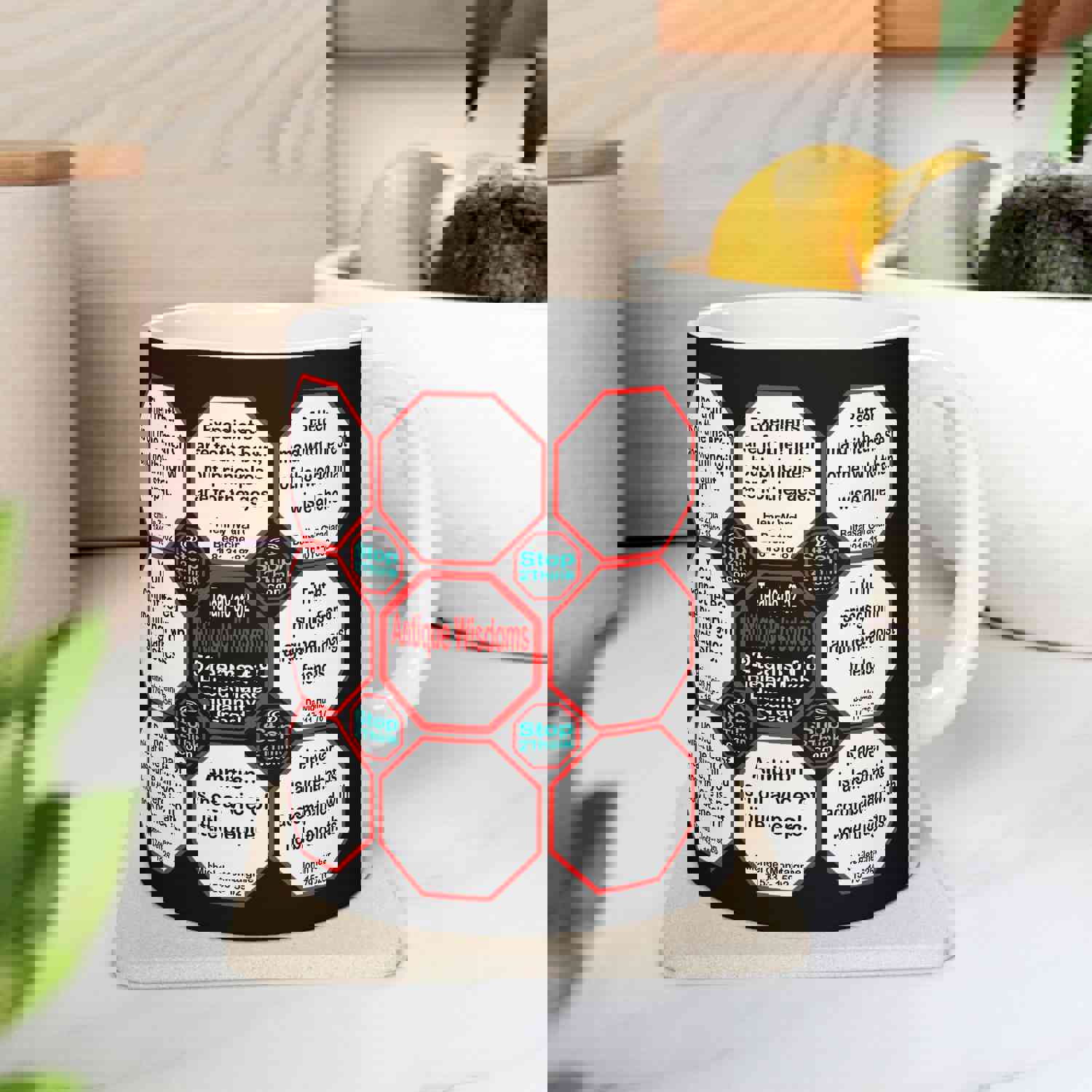 Embrace Wisdom with Team 48's Inspirational Mug