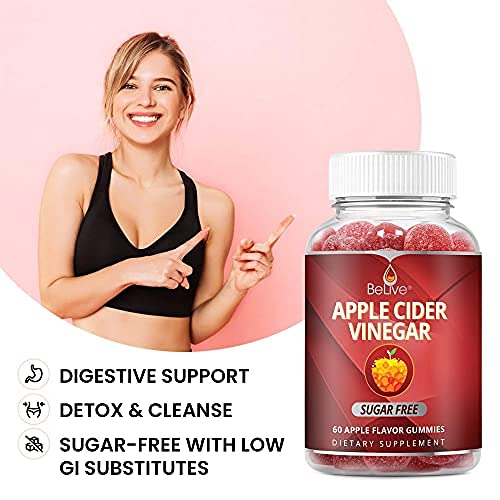 Apple Cider Vinegar Gummies - Sugar-Free, Weight Control, Detox Support