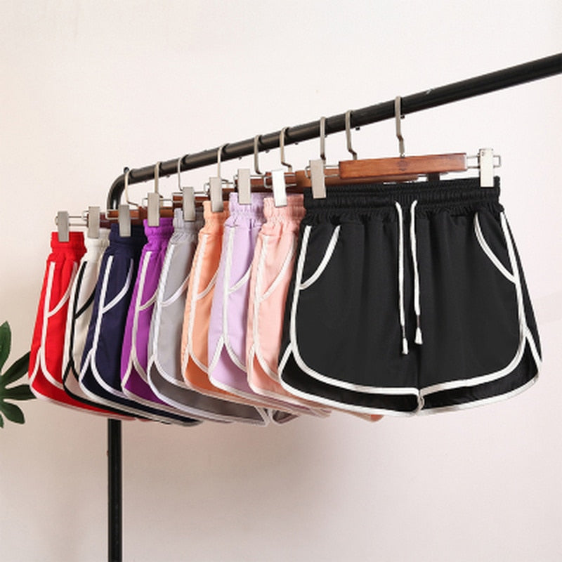 Elastic High-Waist Booty Shorts for Women - Casual Summer Style